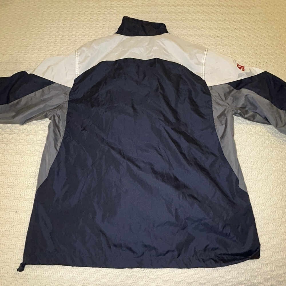 Seattle Seahawks Reebok Windbreaker Jacket Men's Size Large Blue White NFL SI - Picture 6 of 6